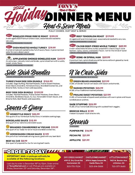 View the Menu of Tony's Meat Market Minersville in 17 E North St, Minersville, PA. Share it with friends or find your next meal. Meat Market that retails Choice Beef and Grade A Poultry, We also have...